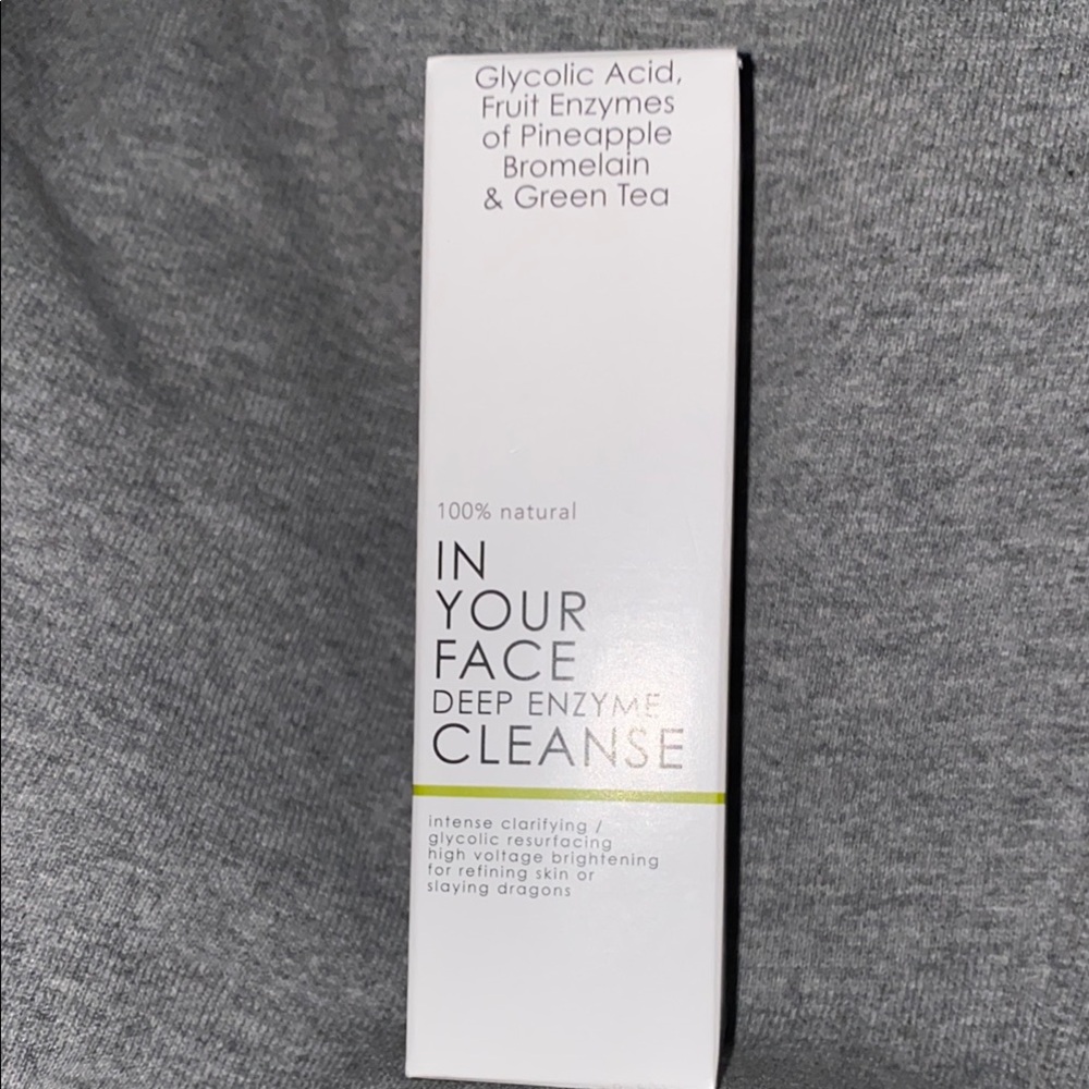 In Your Face Deep Enzyme Cleanse - White
